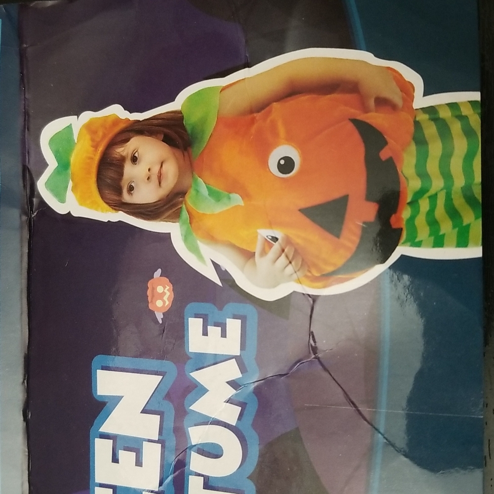 Pumpkin Halloween Costume  Size 3/4T